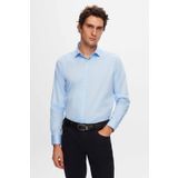 D'S Damat Ds Damat Regular Fit Mavi Düz Nano Care Gömlek 4HE02SG00299M