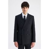 D'S Damat Ds Damat Regular Fit Siyah Düz Takim Elbise