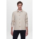 D'S Damat Ds Damat Relaxed Fit Bej Gömlek Ceket