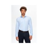 D'S Damat Ds Damat Slim Fit Açık Mavi İtalyan Yaka Dar Kesim Klasik Kravatlık Uzun Kollu Kolay Ütülenebilir Nefes Alan Gömlek 2hf02ort5185 Açık Mavi