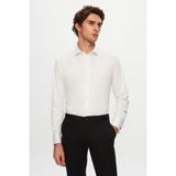 D'S Damat Ds Damat Slim Fit Beyaz Düz Nano Care Gömlek 4HE02SG00024M - XL