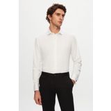D'S Damat Ds Damat Slim Fit Beyaz Düz Nano Care Gömlek 4HE02SG00024M