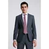 D'S Damat Ds Damat Slim Fit Gri Yünlü Travel Takim Elbise 4HE05OB35577M - 46 - 6 Drop