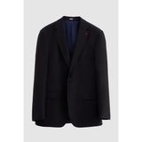 D'S Damat Ds Damat Slim Fit Lacivert Düz Yünlü Travel Takim Elbise 4HE05OB35577M - 50 - 6 Drop