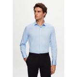 D'S Damat Ds Damat Slim Fit Mavi Düz Gömlek 4HE02DY05006M - 2XL