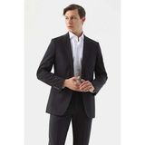 D'S Damat Ds Damat Slim Fit Siyah Düz Travel Takim Elbise 4HE05OB35501M - 54 - 8 Drop
