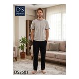 D'S Damat Ds Damat Spring Kısa Kol Pijama Takımı GRİ