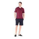 D'S Damat DS Şort Pijama Takımı BORDO