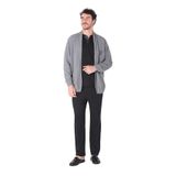 D's Damat Erkek Pijama Takımı, Siyah, 3'lü Rob Takım, M Beden