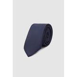 Ds Damat Lacivert Düz 5,5 Cm Kravat, Lacivert