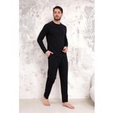 Ds Damat Maschio Pamuk Pijama Takımı SİYAH