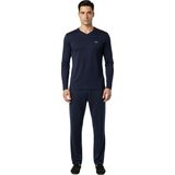 Ds Damat Maschio Pamuk V Yaka Pijama Takımı Lacivert - XL