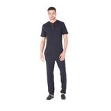 DS Damat Pijama Takımı 4lü set Süprem Kumaş Lacivert S