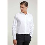 D'S Damat Regular Fit Beyaz Düz Gömlek 2HE02DY05289M - XL