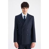 Ds Damat Regular Fit Koyu Lacivert Düz Takim Elbise