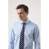 D'S Damat Regular Fit Mavi Düz Gömlek 2HE02DY05025M - XL