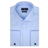 Ds Damat Regular Fit Mavi Düz Gömlek