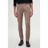 D'S Damat Slim Fit Bej Armürlü Chino Pantolon Yan Beli Lastikli Erkek Esnek Likralı Yandan Cepli Tasarım 2HCC3ORT20001 - 44 - --
