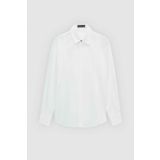 Ds Damat Slim Fit Beyaz Düz Smokin Gömlek