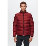 Ds Damat Slim Fit Bordo Rüzgar Geçirmez Elyaf Dolgulu Şişme Mont, S