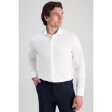 D'S Damat Slim Fit Erkek Beyaz Armürlü Gömlek Modern Stil 2XL Kesim Kalıbı