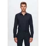 D'S Damat Slim Fit Lacivert Armürlü Gömlek 7HF02ORT02100 - Koyu Lacivert