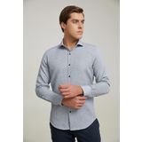 Ds Damat Slim Fit Siyah Armürlü Gömlek