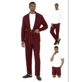 D's Damat Waffle Erkek 5'Li Rob Ve Pijama Takımı Damat Sandığı Çeyiz Seti Bordo