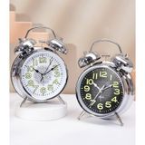 DS HEDİYELİK TOPTAN Metal Vintage Işıklı Masa Üstü Büyük Boy Alarmlı Çalar Saat