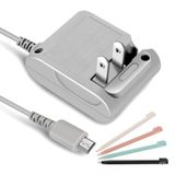 DS Lite Şarj Cihazı, Nintendo DS Lite Sistemleri için FIOTOK Ds Lite Stylus Kalem Yedeği, Nintendo DS Lite Güç Adaptörü ile Uyumlu AC Adaptör Şarj Cihazı Hızlı Şarj Taşınabilir Şarj Cihazı (100-240v)