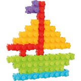 DS LLC 03 296 Çıt Çıt Bloklar 224 Parça -Pilsan Oyuncak - 1