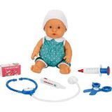 DS LLC 30111 Bebelou Doktor Zamanı Sesli Bebek Seti 35 cm -Sunman(Ürün Oyuncaktır) - Renkli