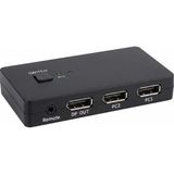 DS LLC Displayport Kvm Switch 2 Console USB Port 2 Displayport HDX1426