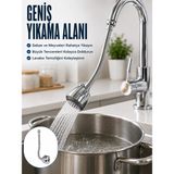 DS LLC Esnek Spiral Musluk Uzatma Fıskiyesi Su Tasarruflu Ayarlanabilir Musluk Başlığı - 1 - Renkli