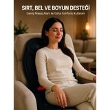 DS LLC Ev Ofis Araç Uyumlu Isıtmalı Tam Vücut Masaj Minderi - Renkli