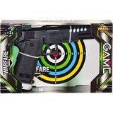 DS LLC Fab 1702 Pilli Lazerli Silah Oyuncak -Prestij - Renkli
