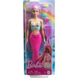 DS LLC HRR00 Barbie Uzun Saçlı Muhteşem Deniz Kızı - Renkli