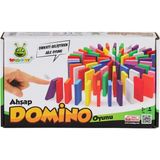 DS LLC KR116 Ahşap Domino Oyunu -Karsan Oyuncak - Renkli