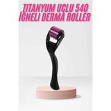 DS LLC Llc 540 Iğneli Derma Roller 1mm Titanyum Uçlu Saç Kaş Serum Kullanımına Uygun Ds