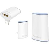 DS LLC Mesh Wifi Sistemi AC1200 Dual Band 3’lü Set - Beyaz LV-WMS01