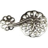DS LLC Nikel 50 Adet Zamak Çengel Kilit 56X33 mm - Yuvarlak, Karşılıklı Mobilya, Dolap, Sandık, Kutu, - 1 - Renkli