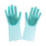 DS LLC Sihirli Isıya Dayanıklı Silikon Çok Amaçlı Bulaşık Eldiven Fırçası Magic Gloves - Renkli - 1