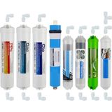 DS Natural Water Su Arıtma Cihazı Filtresi 8'li Filtre Seti Paket 12 Aşama Membran