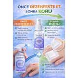 DS Sağlık Esnek (nonwoven)Yara Örtüsü 9cm*10cm - (10 Adet)50 ml Antiseptik Sprey | Alkol İçermez,