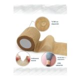 DS Sağlık Kendınden Yapısık Bant Coban Bandajı 2.5*4.5 Cm (2 ADET =SPOR VE YARANLAMANLAR EKLEM AGRILARI