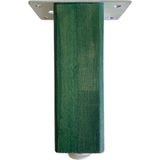 DS Yapı Kale Ayarlı Ahşap Ayak Mobilya Masa ve Dolap Ayağı (8 cm-10 cm-12 cm-15 cm-18 cm-23 cm) (Kayın / Gürgen Ağacı) - Yeşil - 23cm