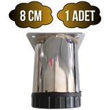 DS Yapı Metal Krom 8cm Ayak Mobilya Masa ve Dolap AYAĞI(KROM)(8CM)(ÇAP:60MM) - 8cm - 1 ADET
