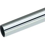 DS Yapı Metal Yuvarlak Krom Askı Borusu Mobilya Askı Borusu (Metal Yuvarlak Çap:25 mm) - 55cm