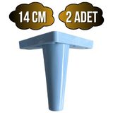 DS Yapı Rüzgar Plastik 14CM Ayak Mobilya Masa ve Dolap AYAĞI(14CM)(MAVİ) - Mavi - 14cm - 2 ADET