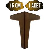 DS Yapı Serçe Düz 15CM Plastik Ayak Mobilya Masa ve Dolap AYAĞI(15CM)(AHŞAP Rengi) - 15cm - 1 ADET